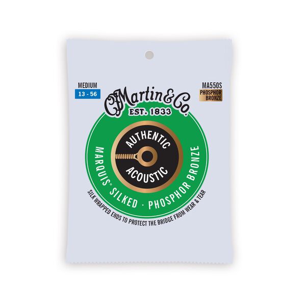 Authentic Acoustic Marquis&reg; Silked Guitar Strings Phosphor Bronze image number 0